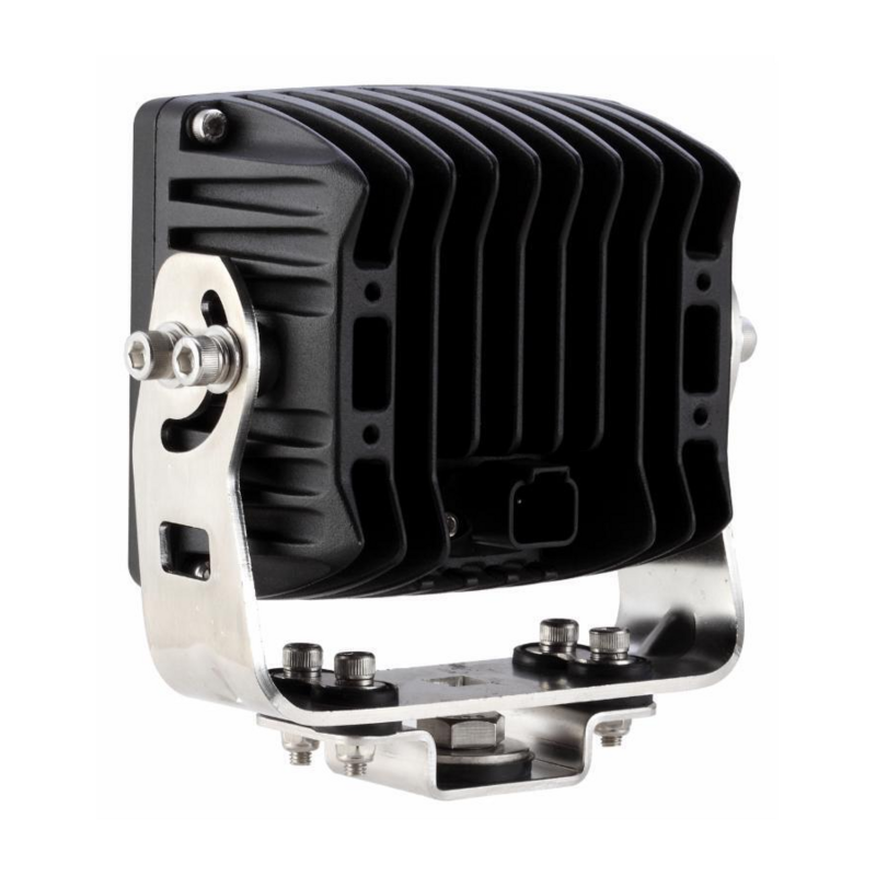Faro da lavoro quadrato a LED con lente riscaldata 9-30V,40W, 4590 LM, 4 LED, Raggio ampio/largo