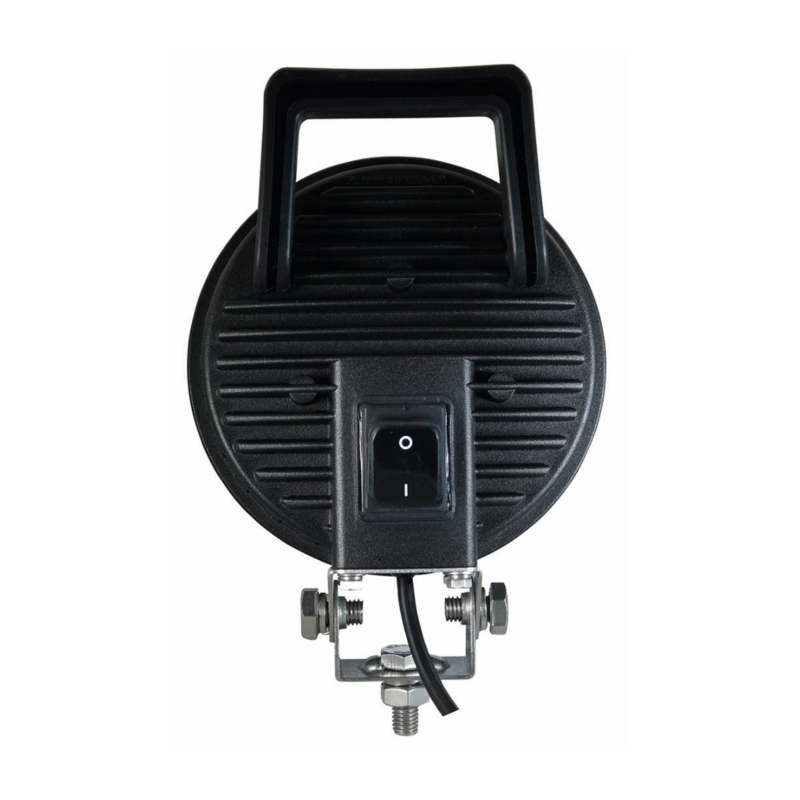 Faro da lavoro rotondo a LED 12-28V, 36W,  4050LM, 12 LED,  con interruttore ON/OFF e maniglia, raggio ampio/largo