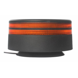 Lampeggiante LED 12-24V base magnetica, 25W, IP67, 50 LED, doppia riga luminosa