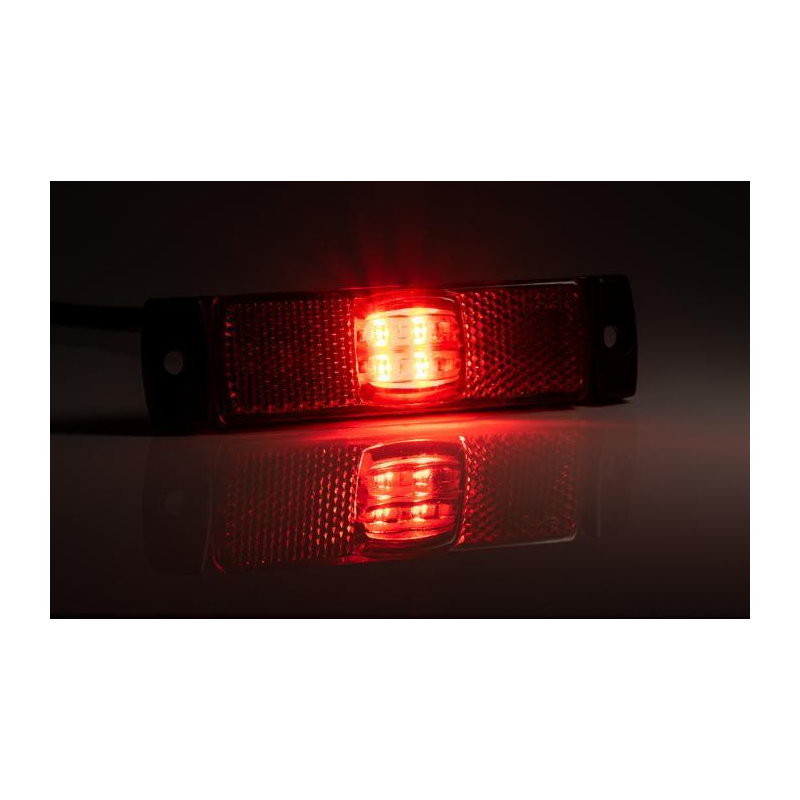 FANALE DI INGOMBRO A LED ROSSO 12-36V
