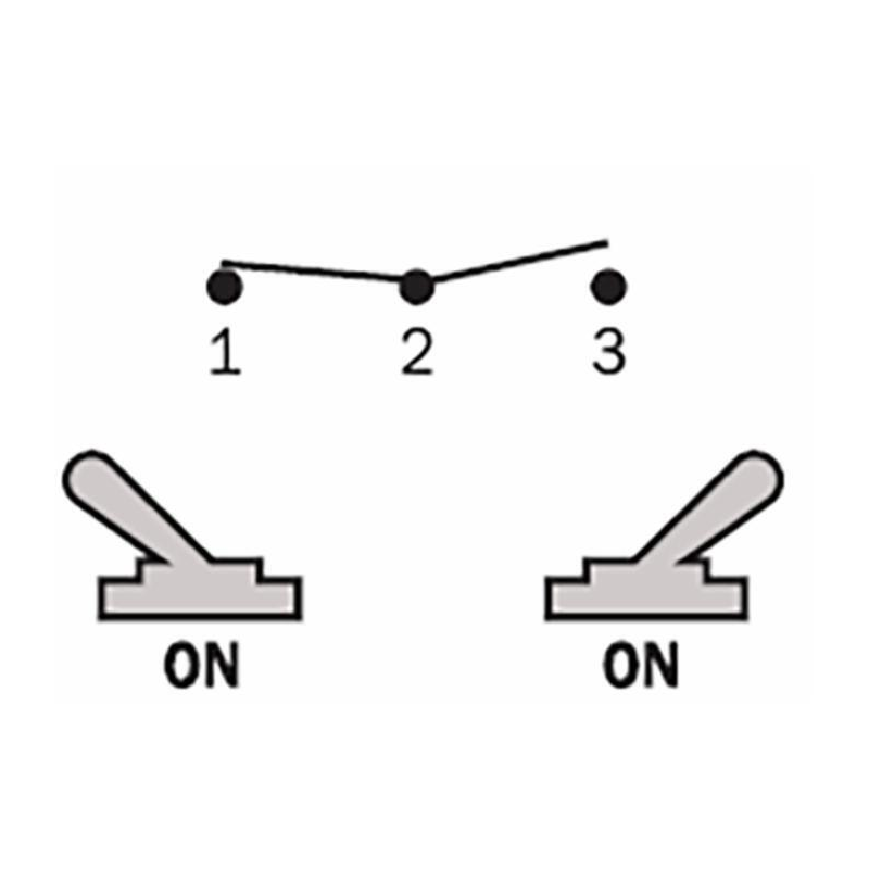 INTERRUTTORE A LEVETTA UNIPOLARE ON-ON