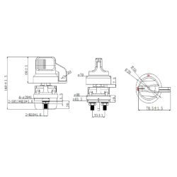 Interruttore staccabatteria 6-36V, 400 A
