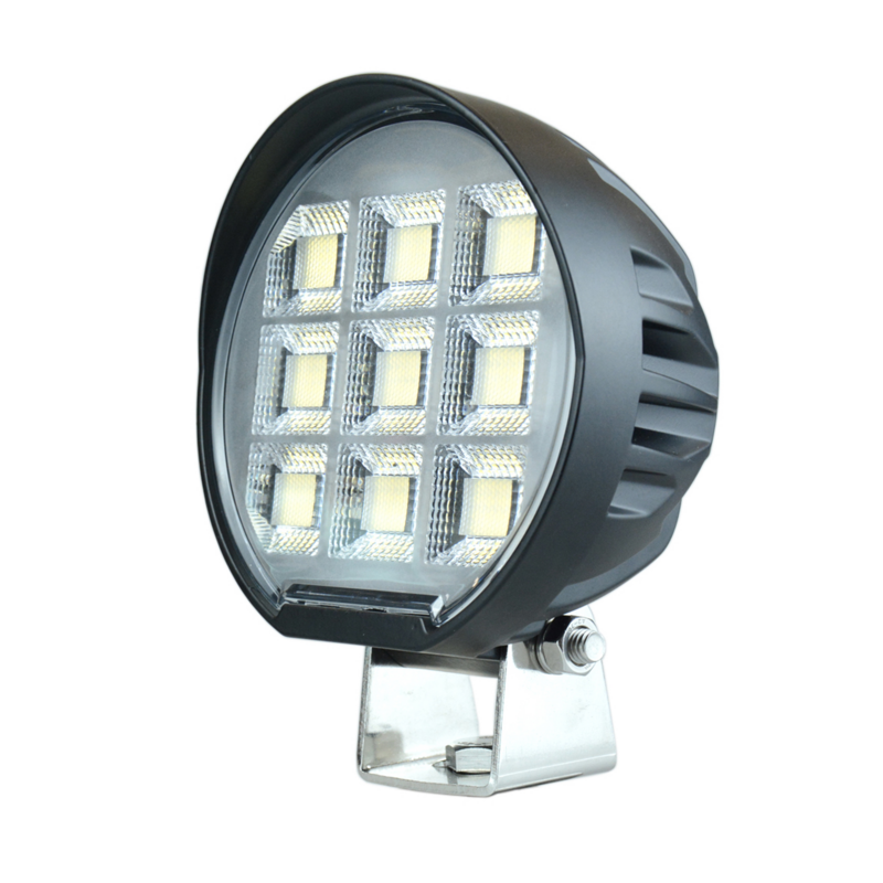 Faro lavoro LED 10-30V DC, 144W, 11520 LM. Fascio di luce ampio, 144 LED