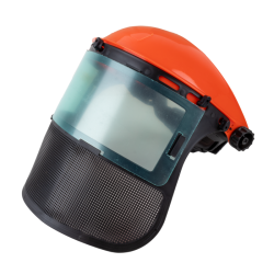 VISIERA COMBINATA POLICARBONATO/RETE