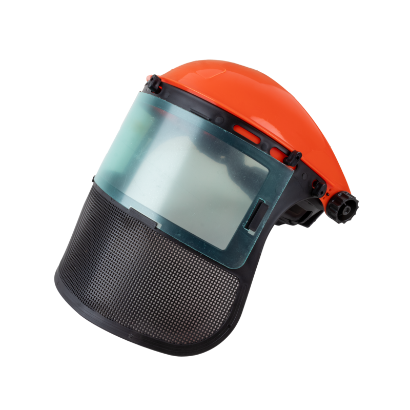 VISIERA COMBINATA POLICARBONATO/RETE