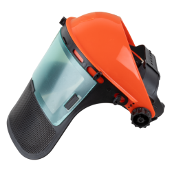 VISIERA COMBINATA POLICARBONATO/RETE