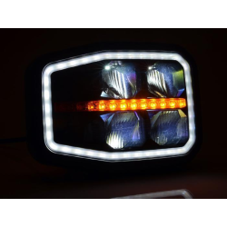 Fanale anteriore sx LED 12-24 V con freccia dinamica