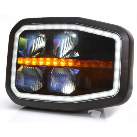 Fanale anteriore dx LED 12-24 V con freccia dinamica