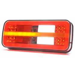 Fanale posteriore LED dx/sx 12V 200,5x28,9x 85,3 mm con freccia dinamica