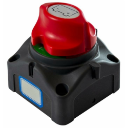 Interruttore stacca-batteria con maniglia rotativa