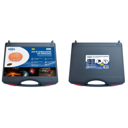 Set 6 luci di emergenza magnetici e appendibili a batteria ricaricabile