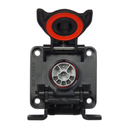 Presa 9 poli ISOBUS Passive grigia 12V in plastica