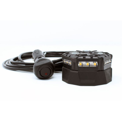 Lampeggiante a LED 12V, base magnetica, 36 LED, IP67.