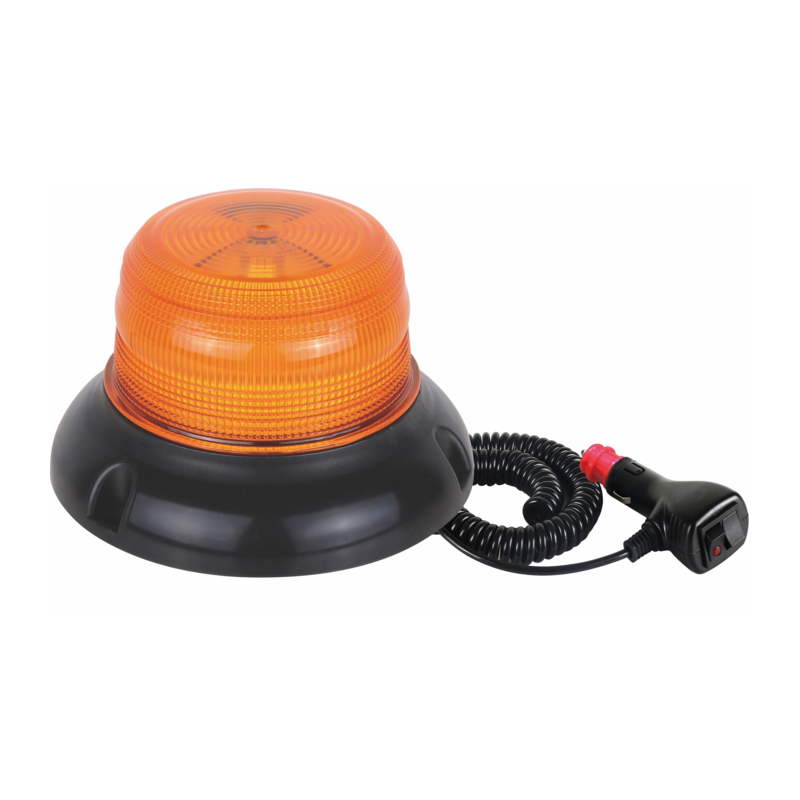 Lampeggiante a LED base a imbuto magnetica 12-24V, IP67, 24 LED, 36W. Approvato ICAO.