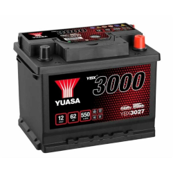BATTERIA YUASA 12V 62AH 550A 243X175X190 DX