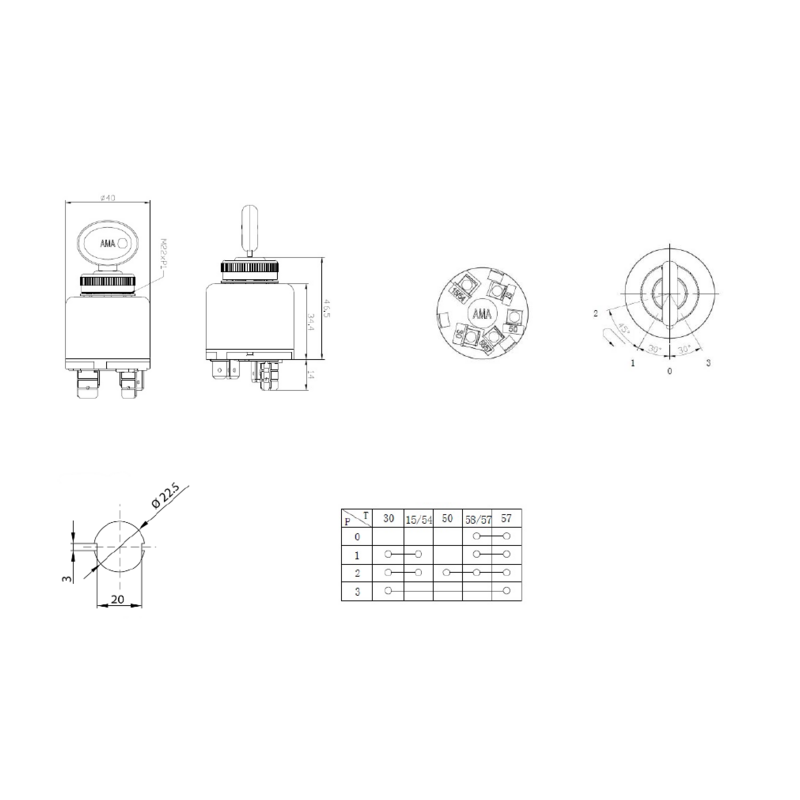 Quadro avviamento P-0-1-2