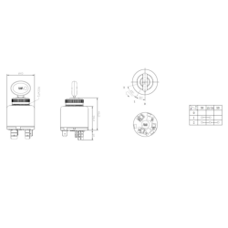 Quadro avviamento con preriscaldo 0-1-P-2