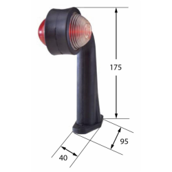 LUCE D'INGORMBRO A LED AD ANGOLO