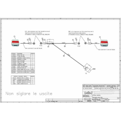 KIT LUCI POSTERIORI LED 7,6 M + 2,5 M CON CAVI CONNETTORIZZATI SEPARABILI