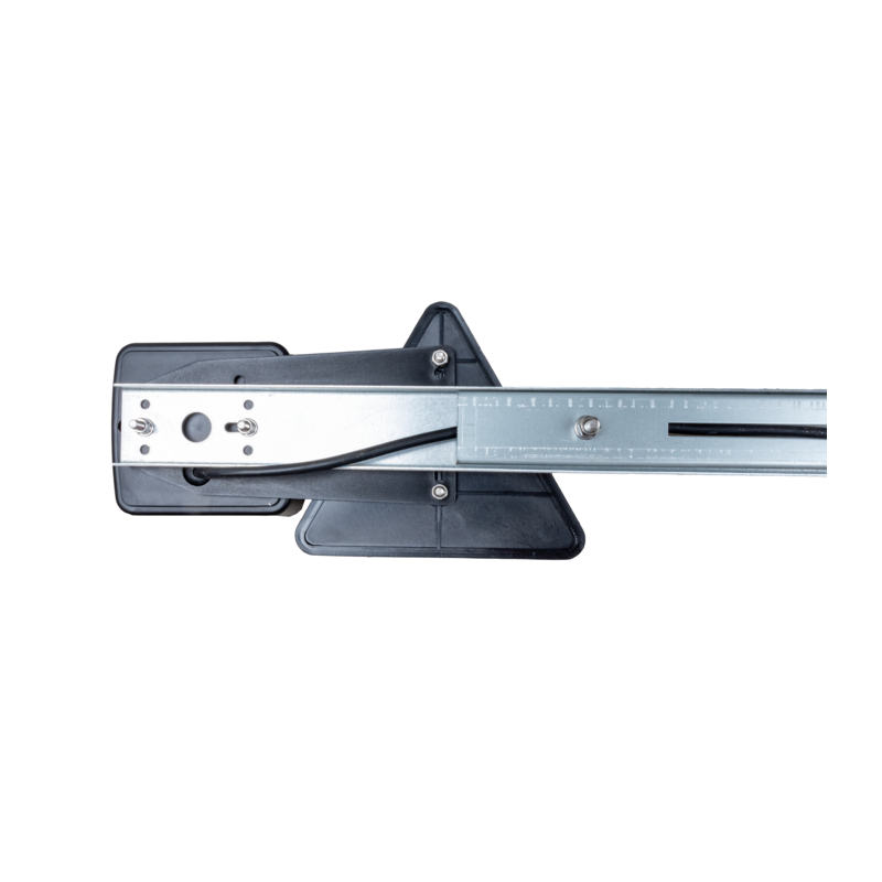 Barra regolabile 1400 ÷ 2100 mm con fanali posteriori 12V alogeni e triangoli rifrangenti