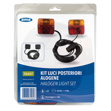 KIT LUCI POSTERIORI ALOGENE, CAVI 10 M + 4 M