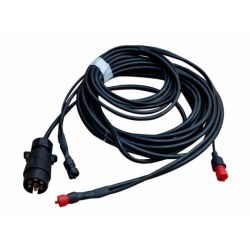 Paraurto fisso  in ferro pre-zincato 2200 mm con fanali posteriori e luce targa 12V LED.