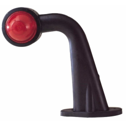 Luce di ingombro laterale a 90°, luce bianca e rossa alogena