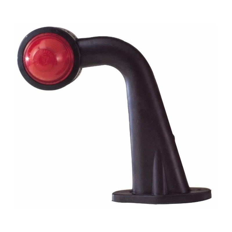 Luce di ingombro laterale a 90°, luce bianca e rossa alogena