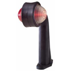 Luce di ingombro laterale a 90°, luce bianca e rossa alogena