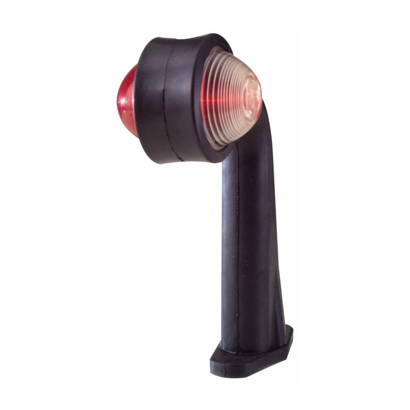 Luce di ingombro laterale a 90°, luce bianca e rossa alogena