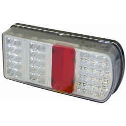 Fanale posteriore LED dx 12V 227,6x55x105,8 mm