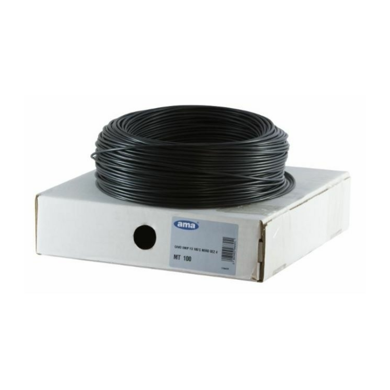 CAVO UNIPOLARE F3 105°C NERO  SEZ. 4