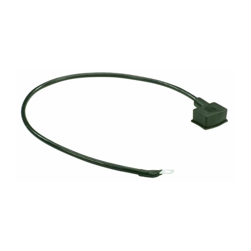 CAVO BATTERIA SEZ. 35MM² LUNGHEZZA 500 MM MORSETTO POSTIVO OCCHIELLO Ø 10 MM