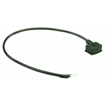 CAVO BATTERIA LUNGHEZZA 600 MM, SEZ 50 MM² , MORSETTO NEGATIVO, OCCHIELLO Ø 10,5 MM