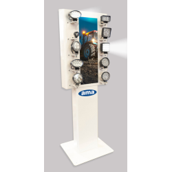 Espositore per fanali e girofari