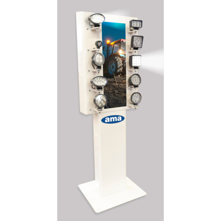 Espositore per fanali e girofari