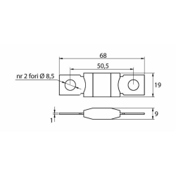 FUSIBILE TIPO MEGA 125 AMP