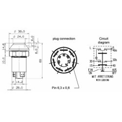 PULSANTE PNEUTRON 24V EMERGENZA