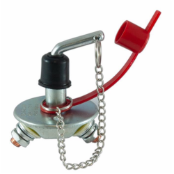 Interruttore staccabatteria manuale con leva estraibile 150 A