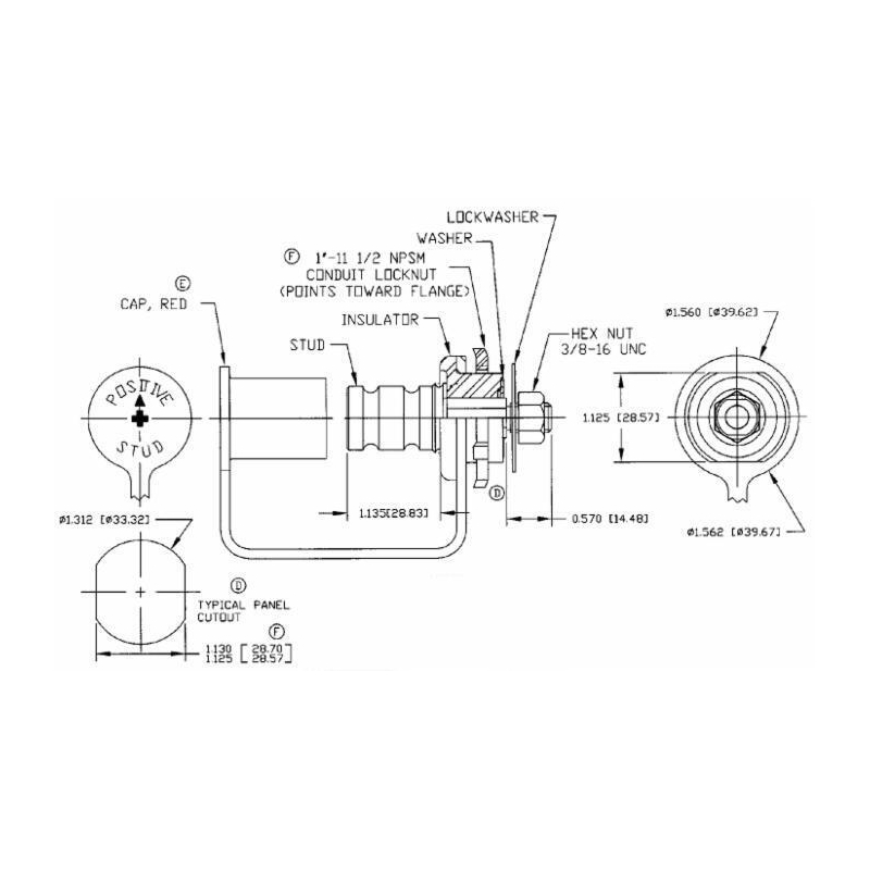 BATTERY JUMPER TERMINALE NEGATIVO