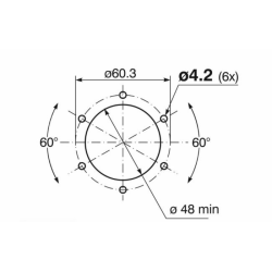 Sensore di livello carburante 12-24V ad asta, profondità di installazione 489,5 mm