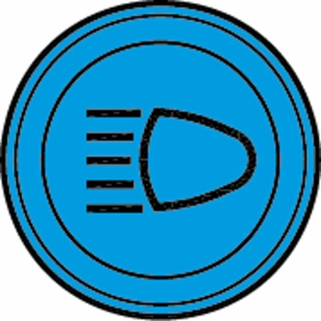 SPIA BLU LUCI ABBAGLIANTI