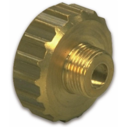 Testina per lance a leva per attacco bigetto e trigetto