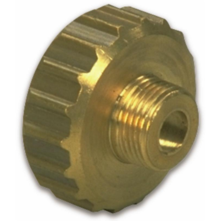 Testina per lance a leva per attacco bigetto e trigetto