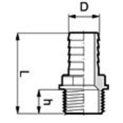 RACC.NYL.C/FIL.3/4G DIR.§22 M.