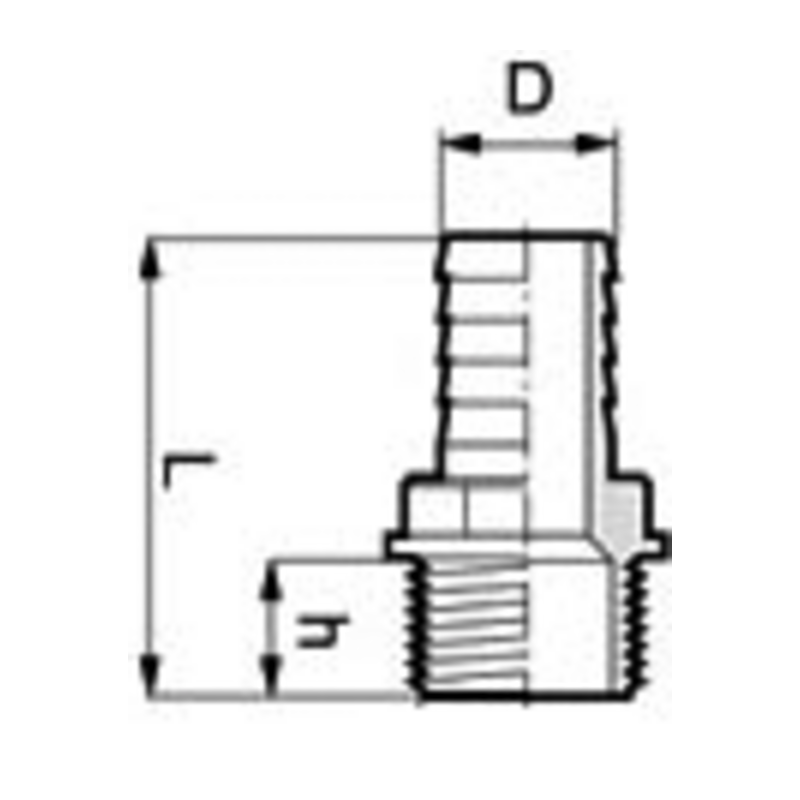 RACC.NYL.C/FIL.3/4G DIR.§22 M.