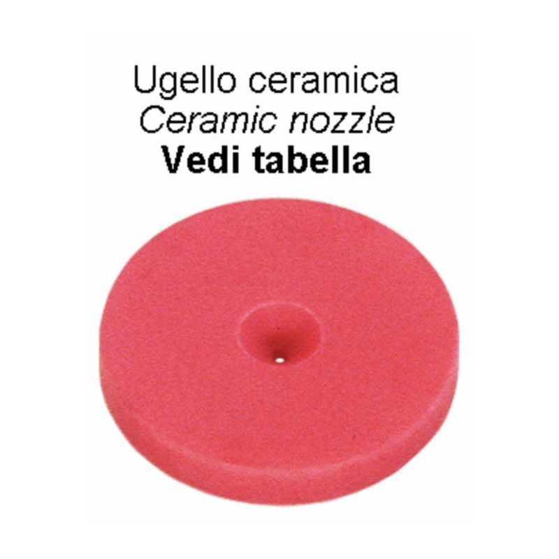 UGELLO CERAM.Ø 18 FORO 0,8