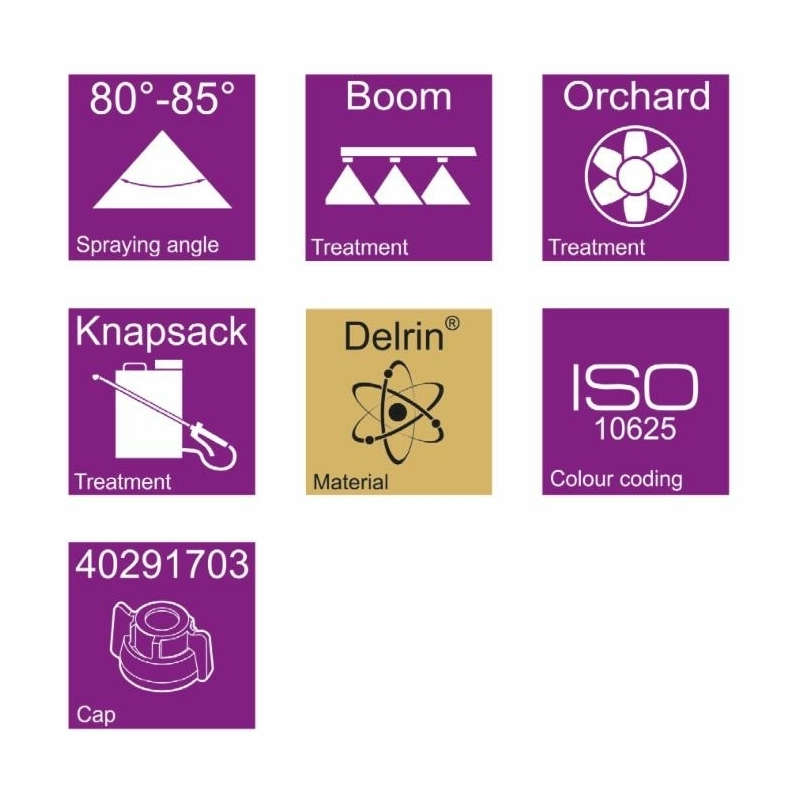 UGELLO A CONO HC 80° BORDEAUX