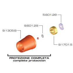 PROT.TURBO Ø12X19F C/UGEL.Ø1,2