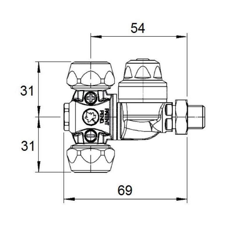 GETTO M65 CON ANTIGOCCIA SENZA UGELLI
